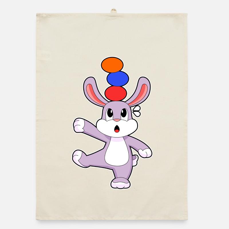 Danse de Pâques du lapin Torchon bio