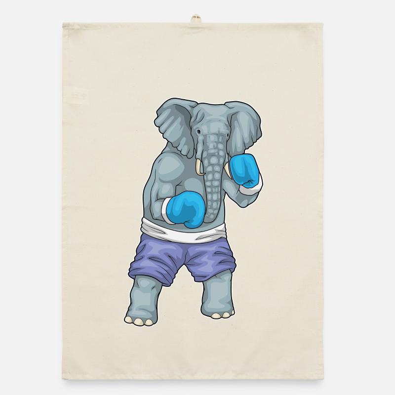 Gants de boxe Elephant Boxer Boxing Torchon bio