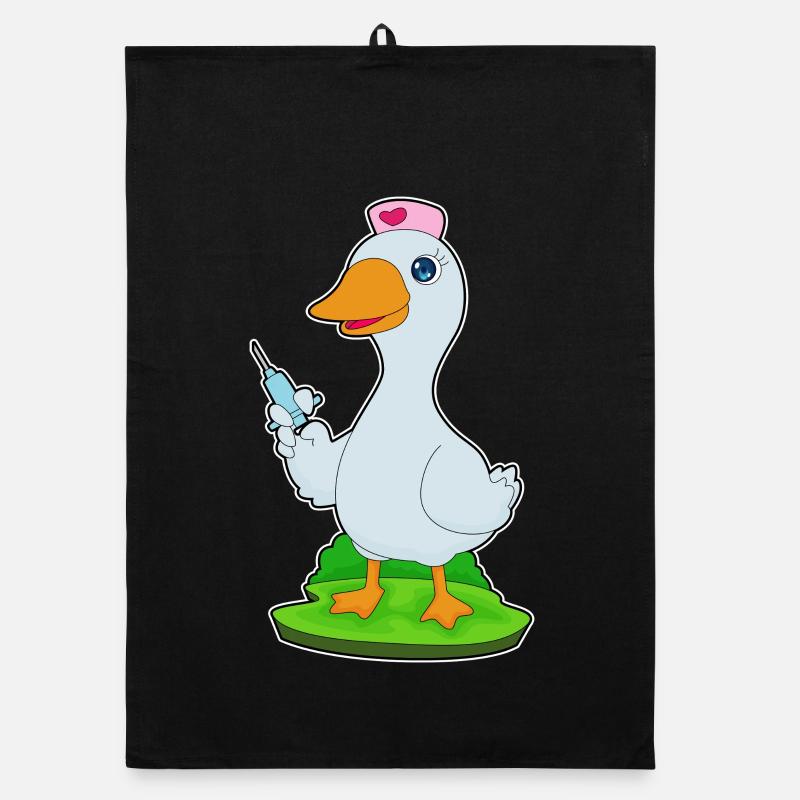 Infirmière Canard Vie Quotidienne Torchon bio