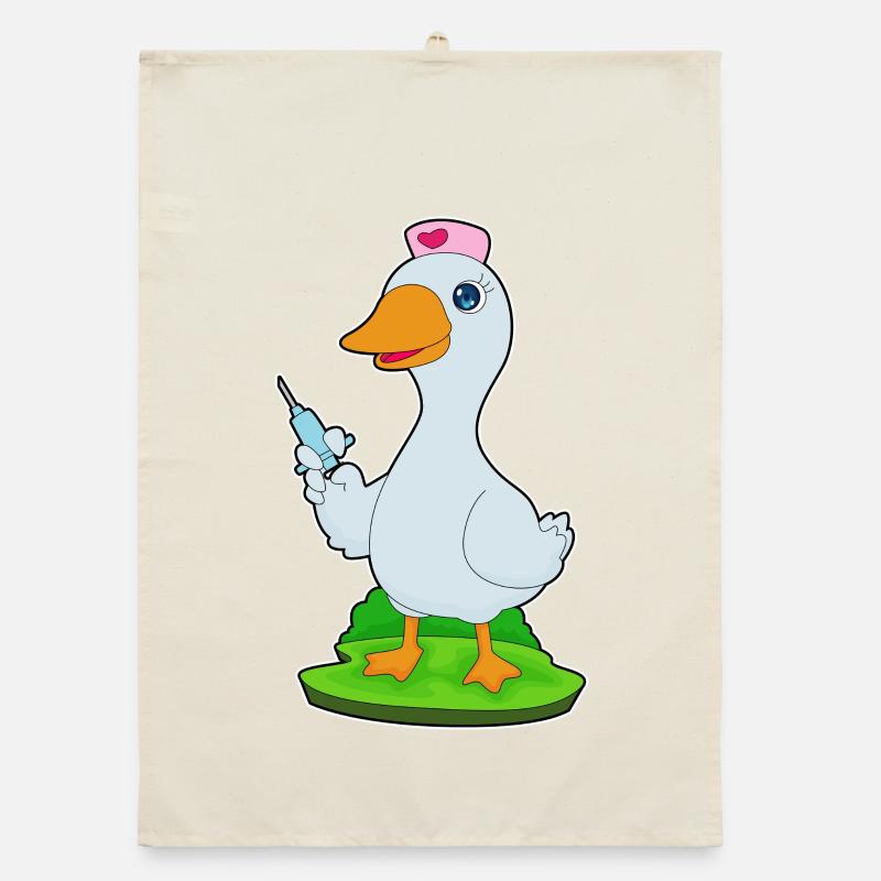 Seringue d’infirmière de canard Torchon bio