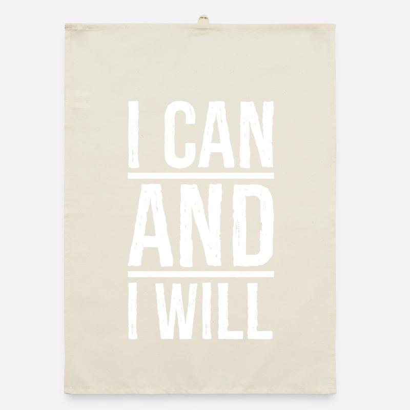 I can and I will Organic dish towel