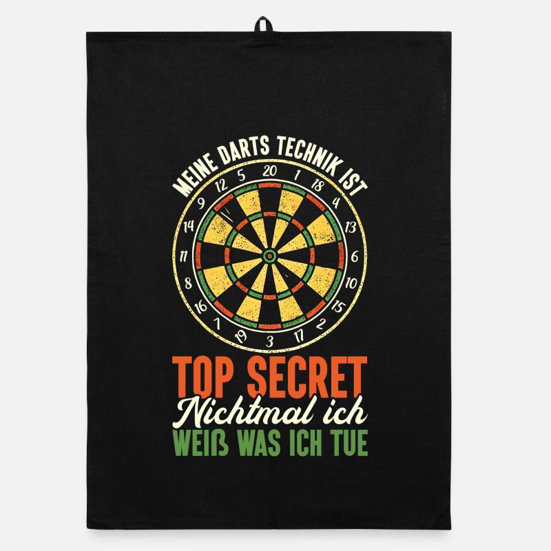 Darts Dart Dartboard Dartboard Dart Player Organic dish towel