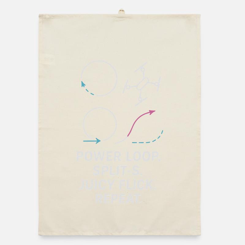 Power Loop Split-S Juicy Flick Repeat Organic dish towel
