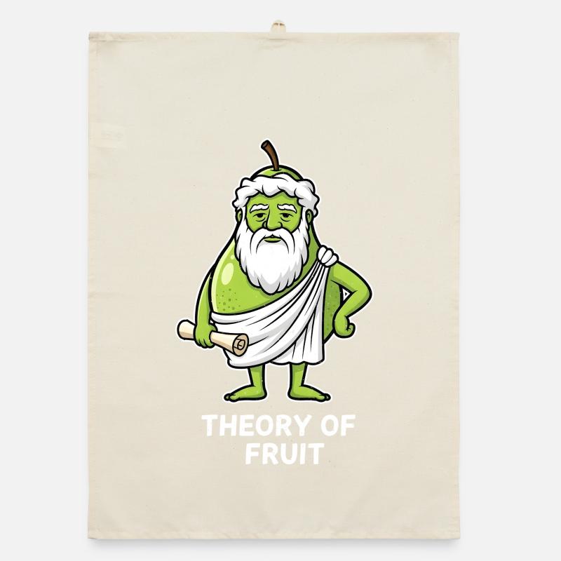 Fruit Theory Green Philosopher Pear Organic dish towel