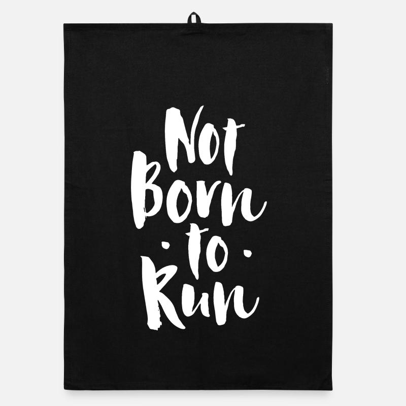 Not born to run Organic dish towel