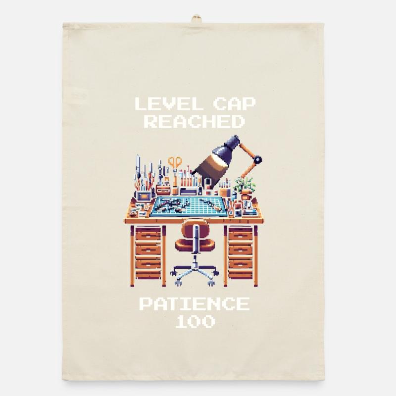 Level cap reached: Patience 100 | Model making Organic dish towel