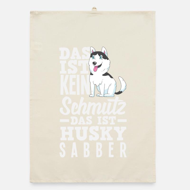 Funny Husky Husky Owner Husky Owner Gift Organic dish towel