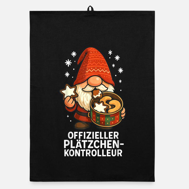Official cookie inspector Organic dish towel