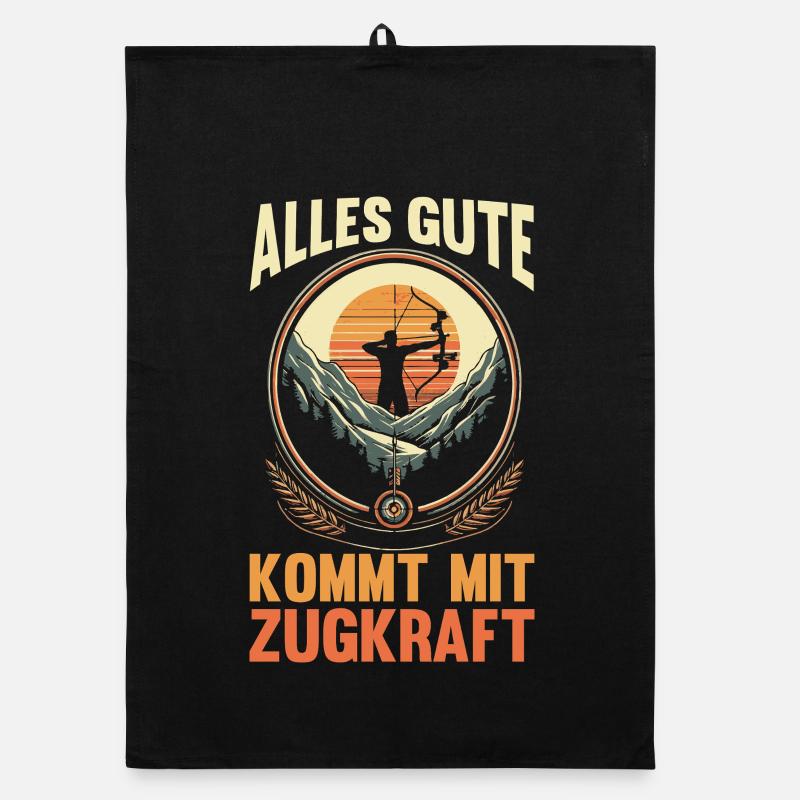 Bogenschütze Bogensport Bogenschießen Organic Geschirrtuch