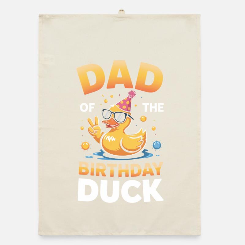 Fête de canards d’anniversaire de papa Torchon bio