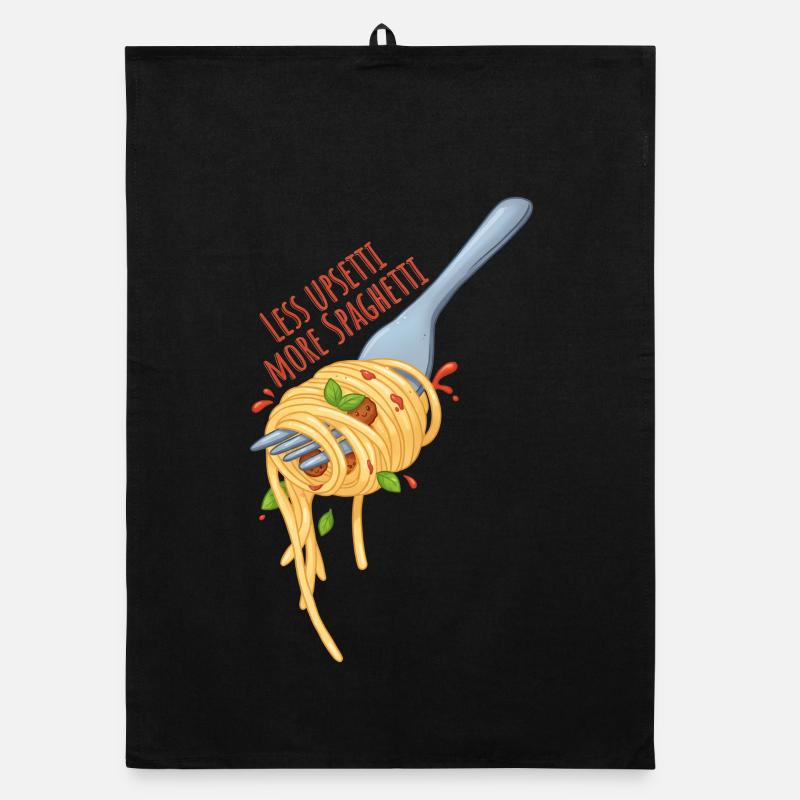 Moins d’upsetti, plus de spaghettis – Meme de la cuisine kawïenne Torchon bio