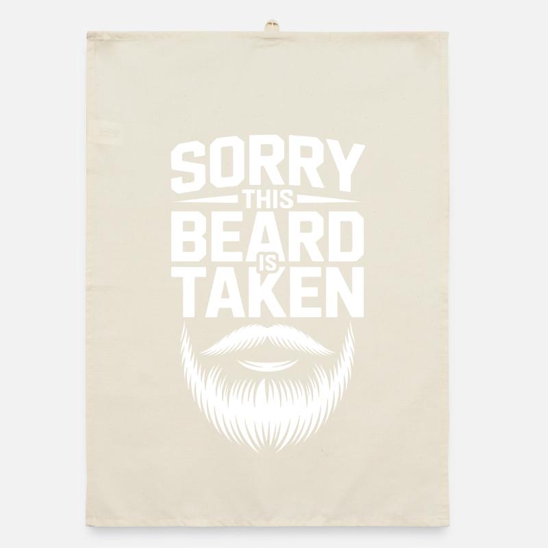 Désolé que la barbe soit enlevée Torchon bio