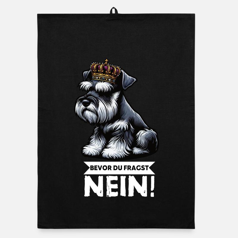 Avant que vous ne demandiez Pas de Schnauzer Géant Torchon bio