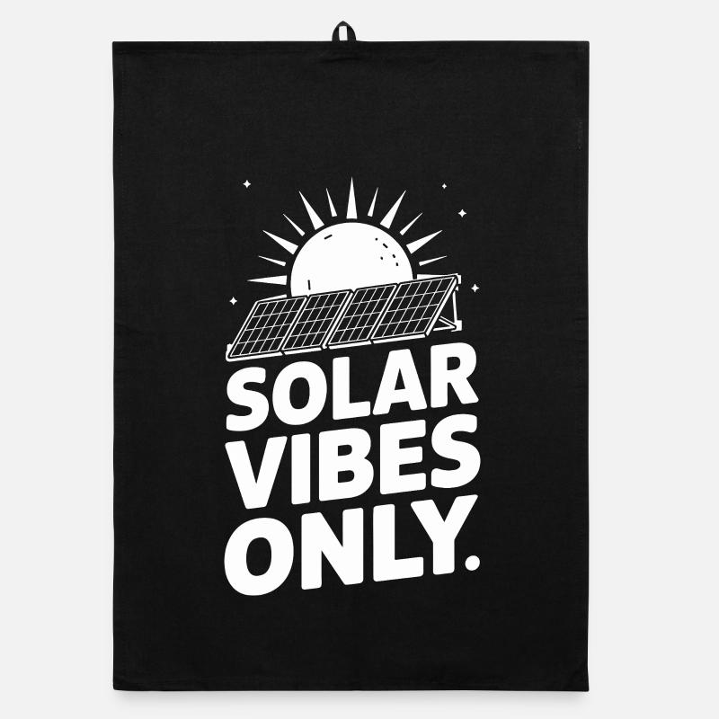 Vibrations solaires : seulement une expression drôle sur l’énergie solaire pour Torchon bio