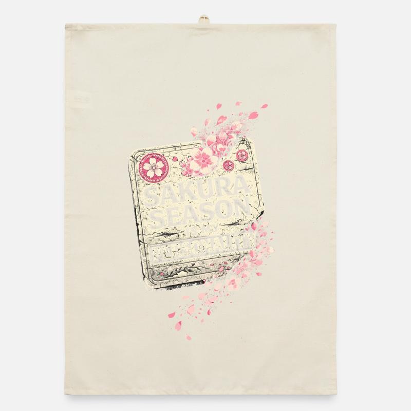 Cherry Blossom Sakura Is My Personality Cherry Blossom Organic dish towel
