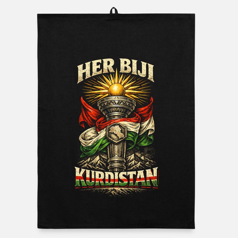 Her Biji Kurdistan Kurde Kurden Organic Geschirrtuch
