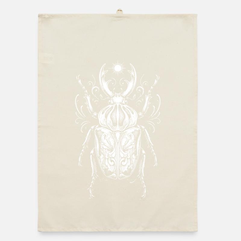 Bug anatomy design Organic dish towel