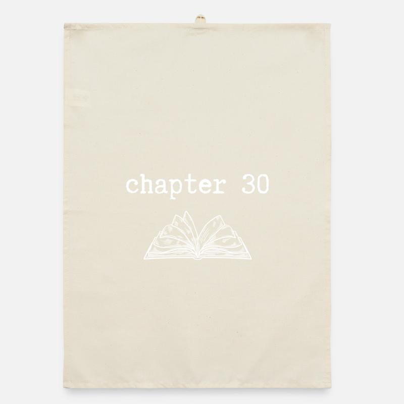 chapter 30 Geburtstag Organic Geschirrtuch