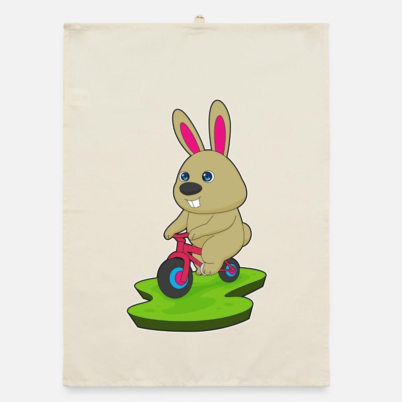 Lapin Vélo Torchon bio