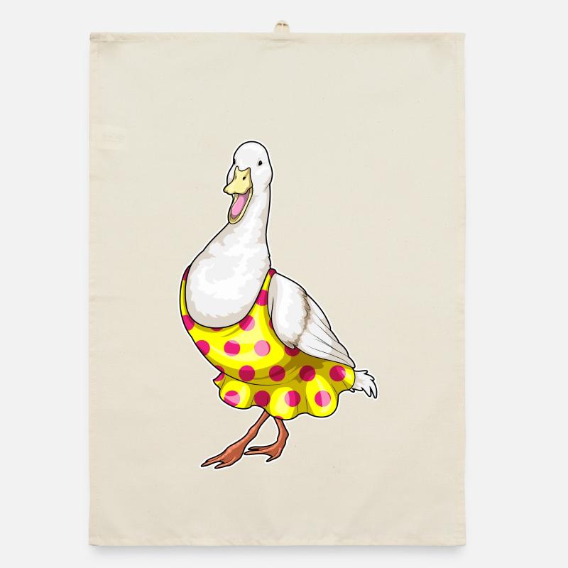 Robe à pois de canard Torchon bio