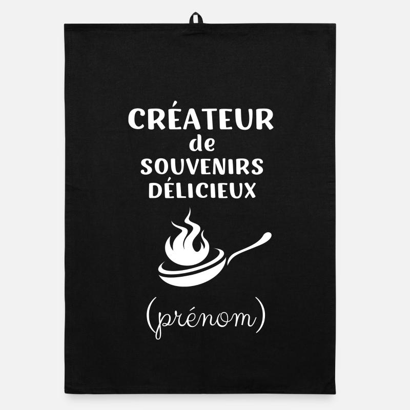 Men's Customizable Kitchen Apron Organic dish towel