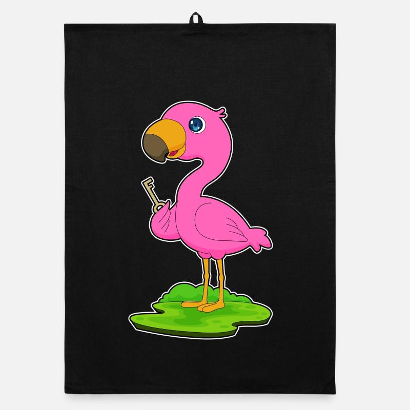 Flamingo Key Organic dish towel