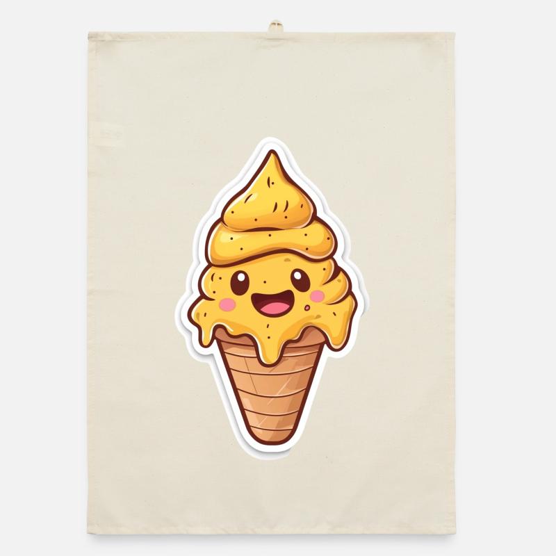 Crème glacée Crème glacée Torchon bio