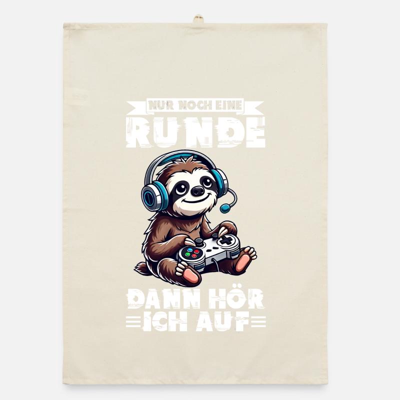 Just one more round then I'll stop sloth Organic dish towel