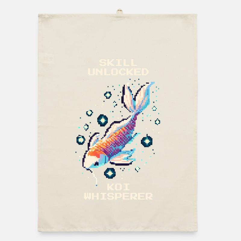 Skill Unlocked: Koi Whisperer | Koi Pond Organic dish towel
