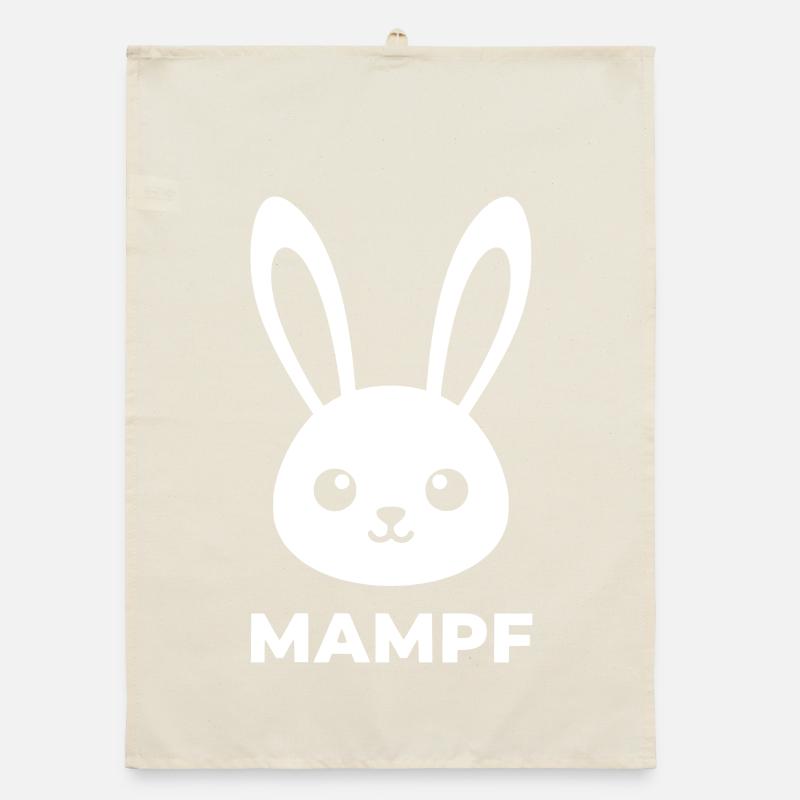 Delicate Bunny Bunny Print Organic dish towel