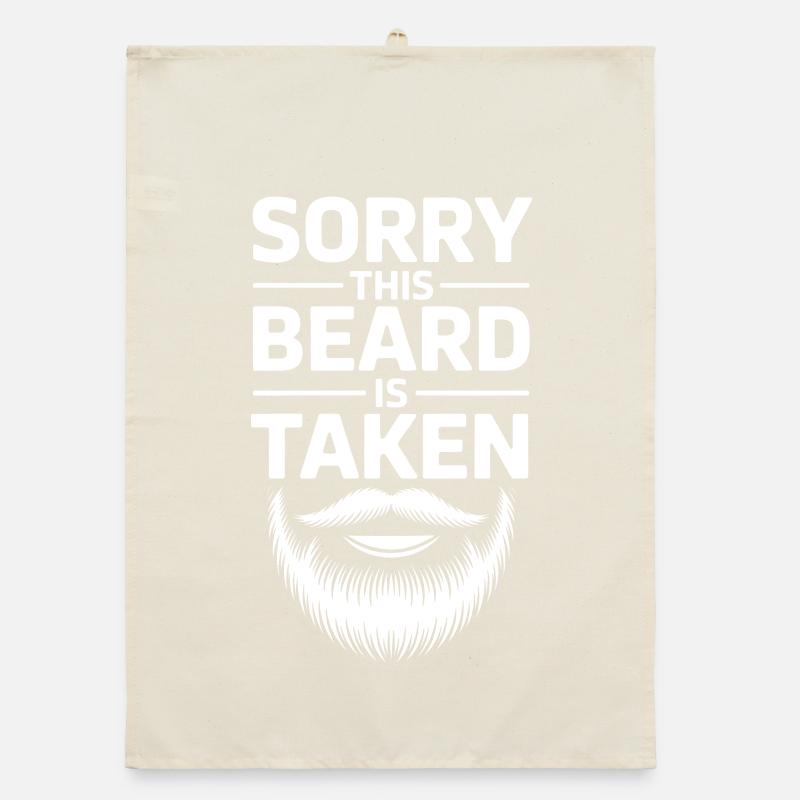 Désolé que cette barbe soit enlevée Torchon bio