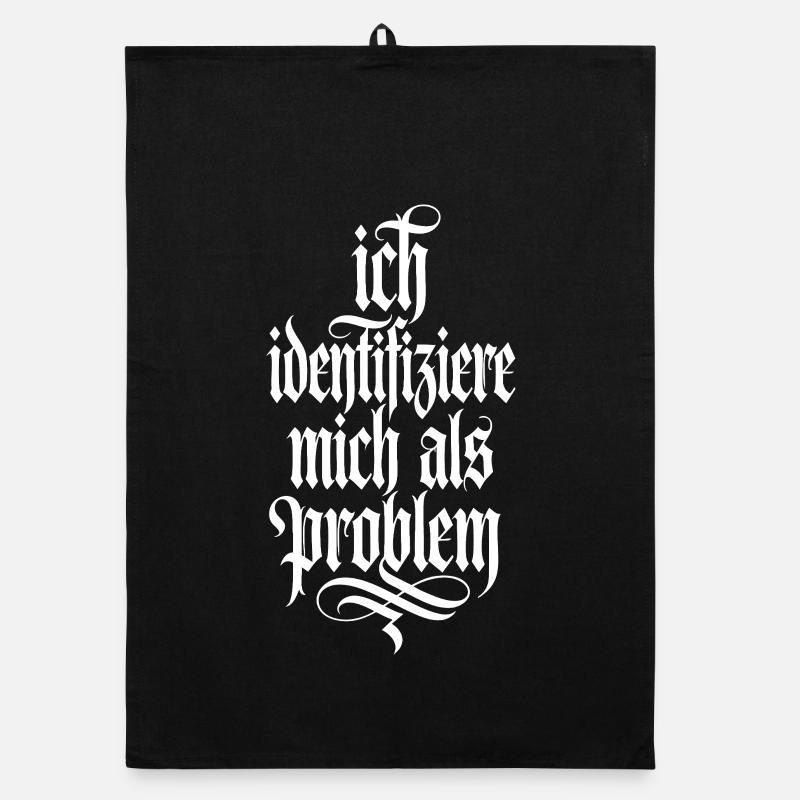 Ich identifiziere mich als Problem Organic Geschirrtuch