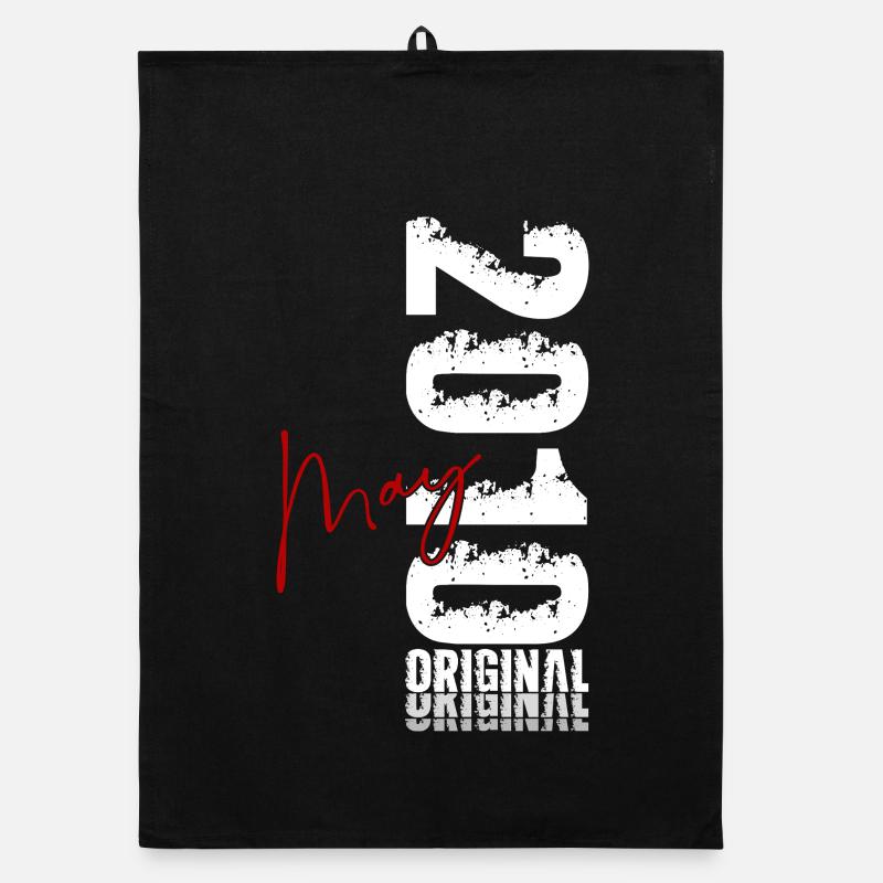 Cadeau du 16e anniversaire Original mai 2010 Torchon bio