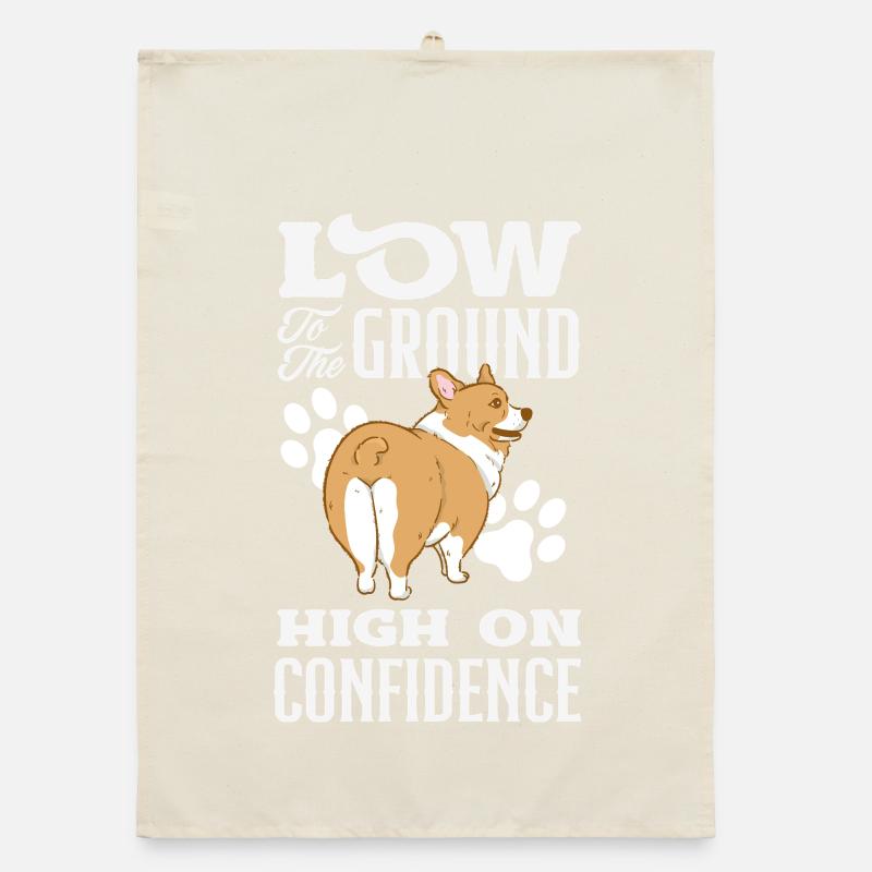 Pattes courtes, silhouette haute, corgi Torchon bio