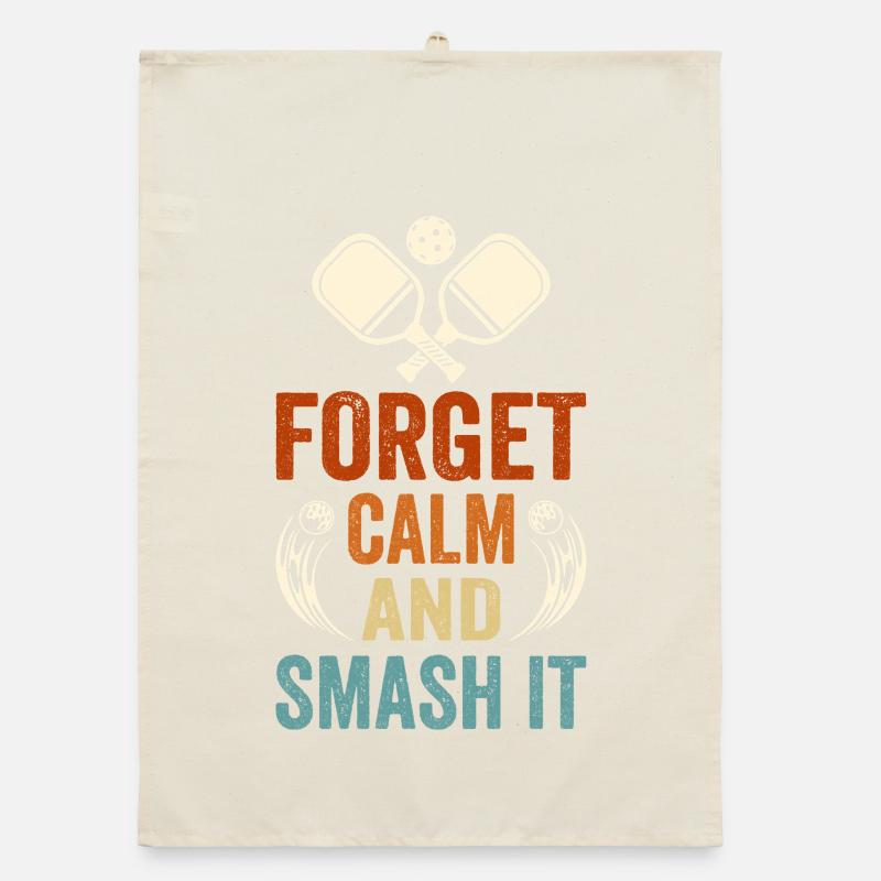 Forget Calm and Smash It Organic dish towel