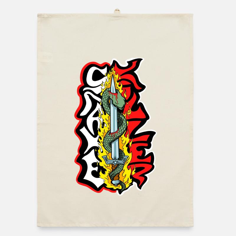 Schlangen-Killer Organic Geschirrtuch