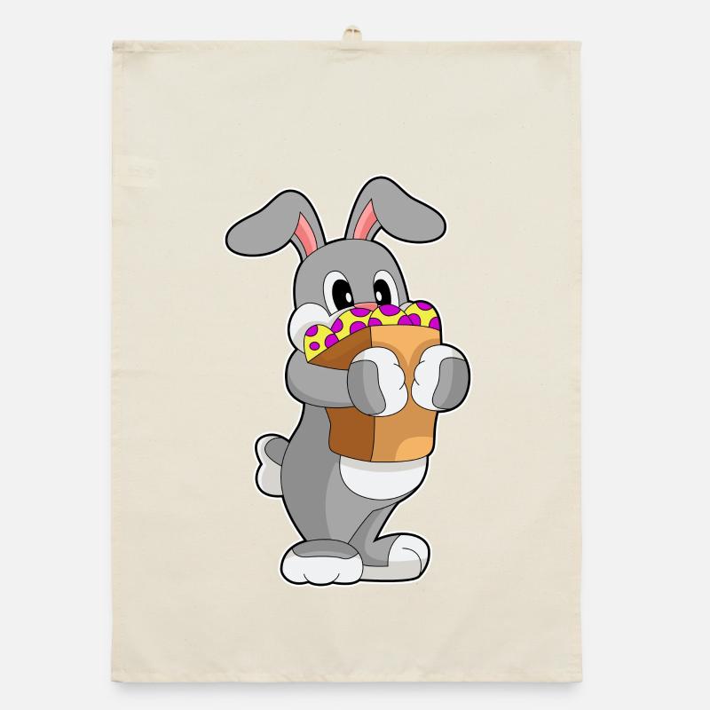 Achats de Pâques Bunny Torchon bio