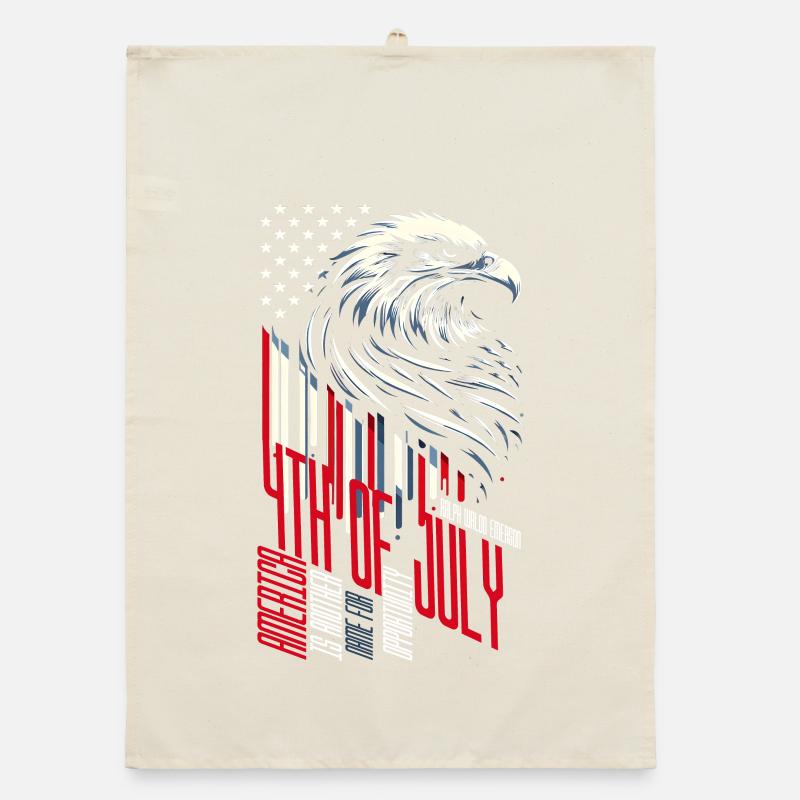 4. JULI AMERIKA IST EIN WEITERER NAME DER CHANCE Organic Geschirrtuch