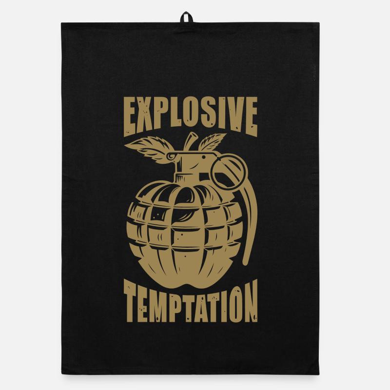 Explosive Temptation Organic dish towel