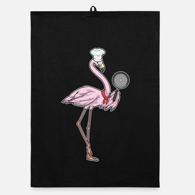 Flamingo Poêle de cuisson Cuisson Torchon bio