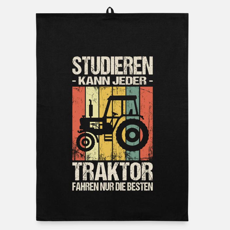 Landwirt Geschenk Landwirtschaft Traktor Bauer Organic Geschirrtuch