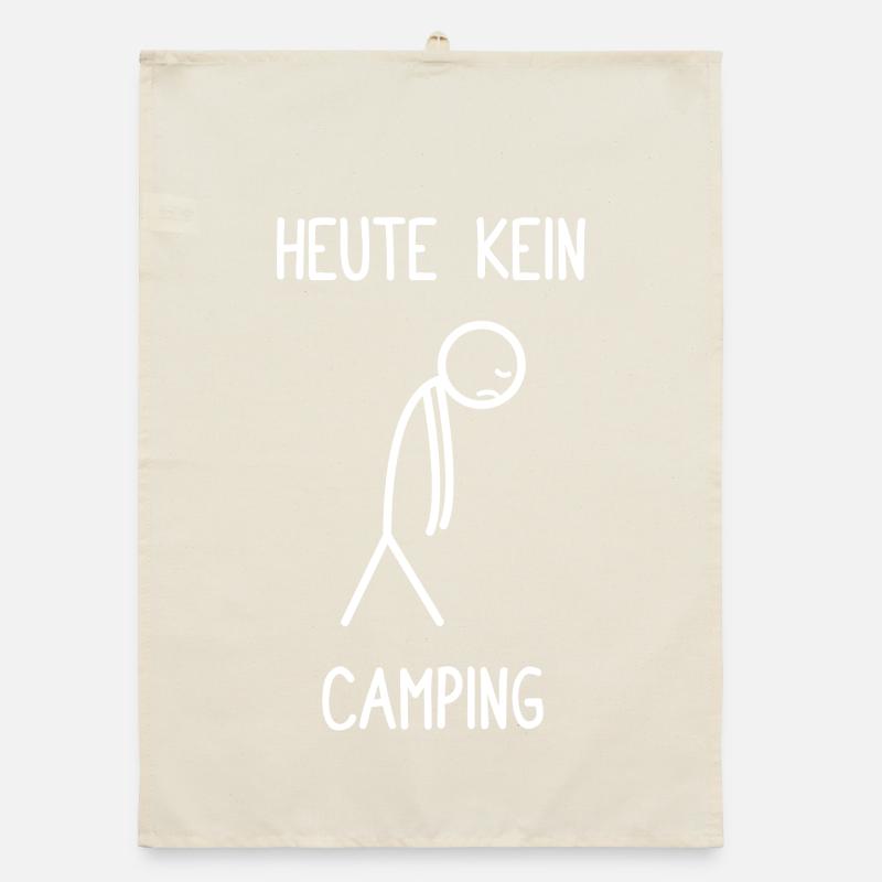 Camper Heute kein Camping Organic Geschirrtuch