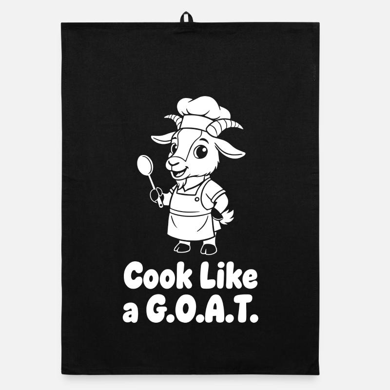 GOAT Chef Motif Organic dish towel