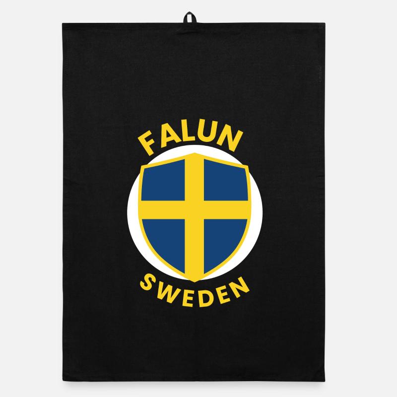 Falun Sweden Shield Organic dish towel