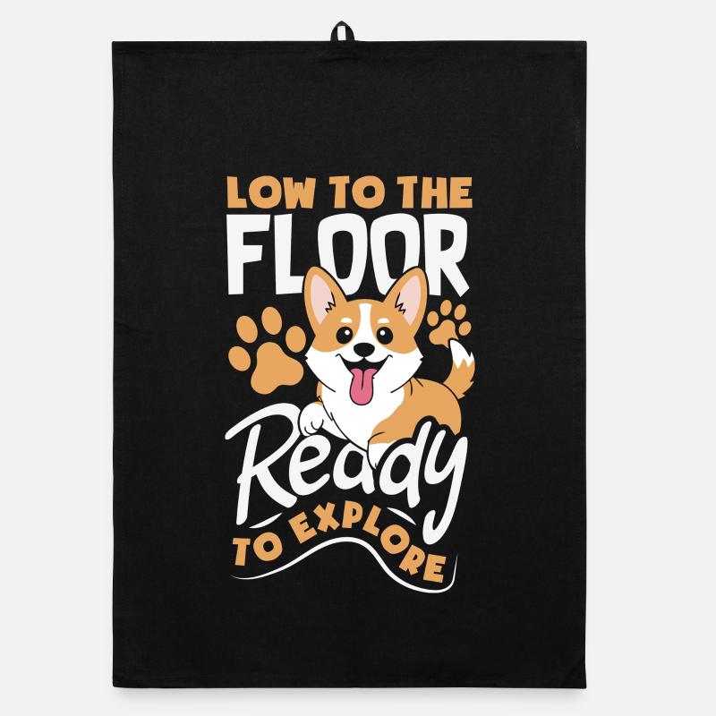 Pattes courtes, silhouette haute, corgi Torchon bio
