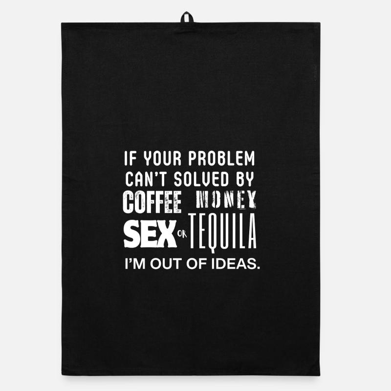 En panne d’idées Café Tequila Tee Torchon bio