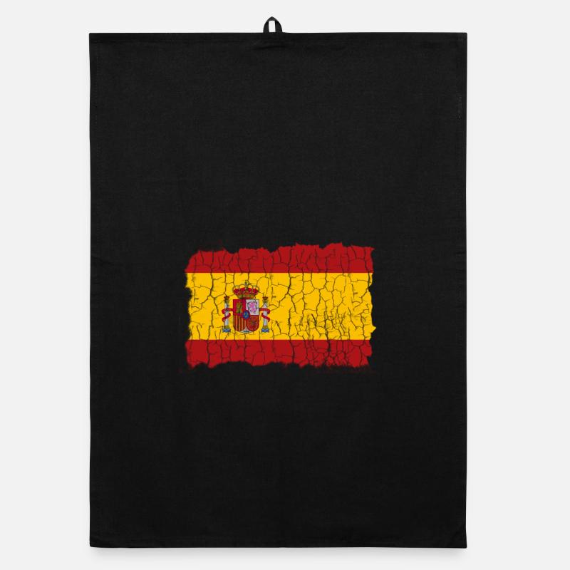 Spanien Flagge Espania Organic Geschirrtuch