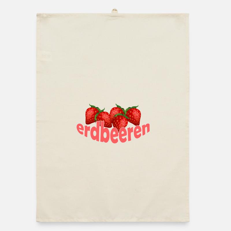 Strawberries Organic dish towel
