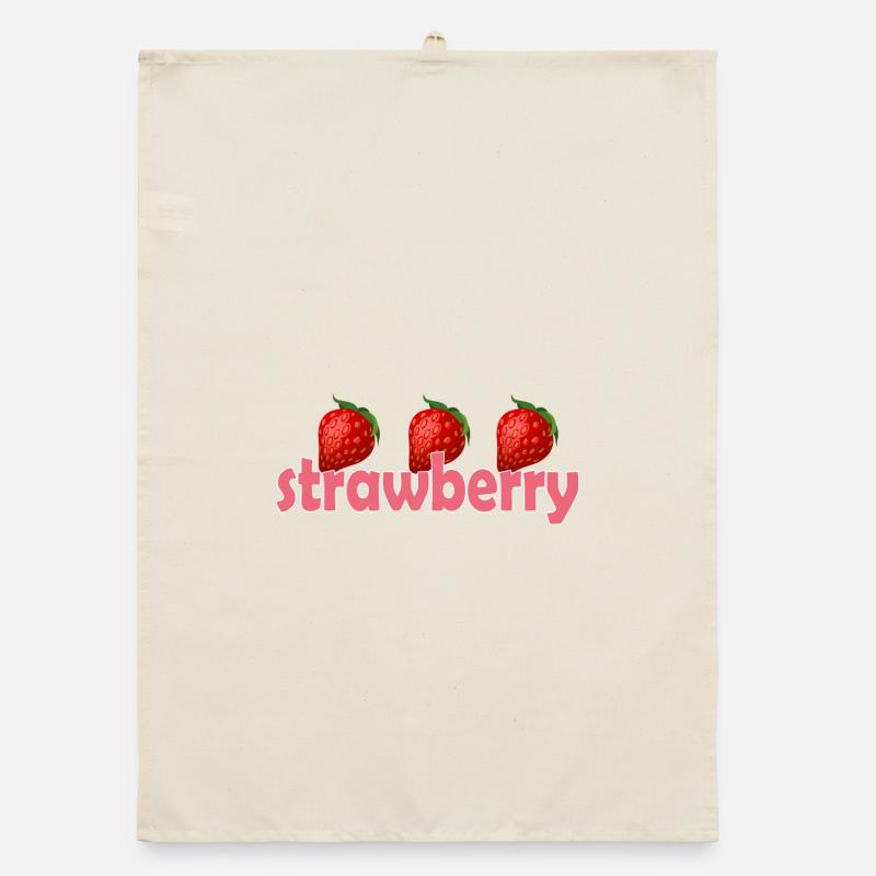 Strawberry Organic dish towel