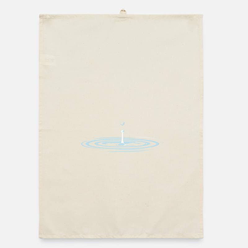 Wassertropfen waterdrop Organic Geschirrtuch